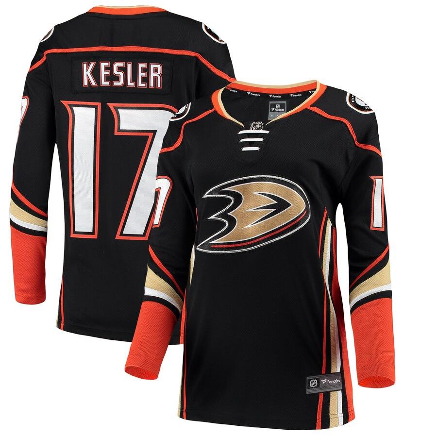 Ryan Kesler Anaheim Ducks Women's Home Breakaway Player Jersey - Black 2019