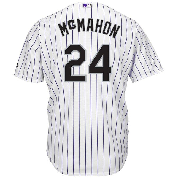 Ryan McMahon Colorado Rockies Majestic Home Cool Base Player Jersey - White 2019