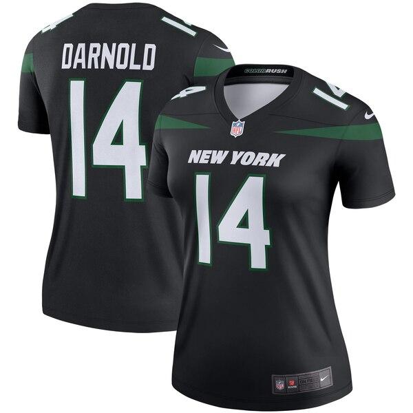 Sam Darnold New York Jets Women's Color Rush Legend Jersey – Stealth Black 2019