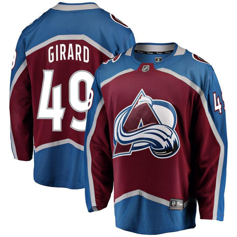 Samuel Girard Colorado Avalanche Breakaway Player Jersey – Burgundy 2019