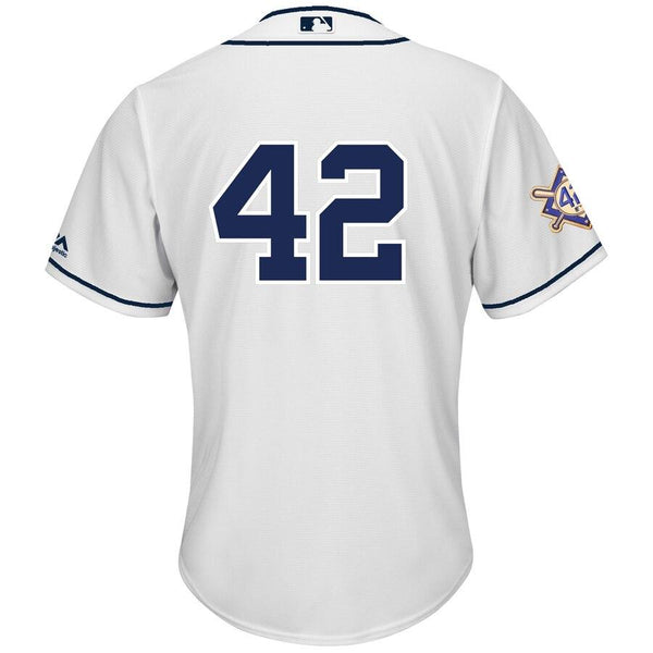 San Diego Padres Majestic 2019 Jackie Robinson Day Official Cool Base Jersey – White 2019