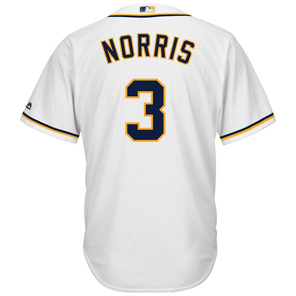 San Diego Padres Majestic Derek Norris Cool Base Jersey - White 2019