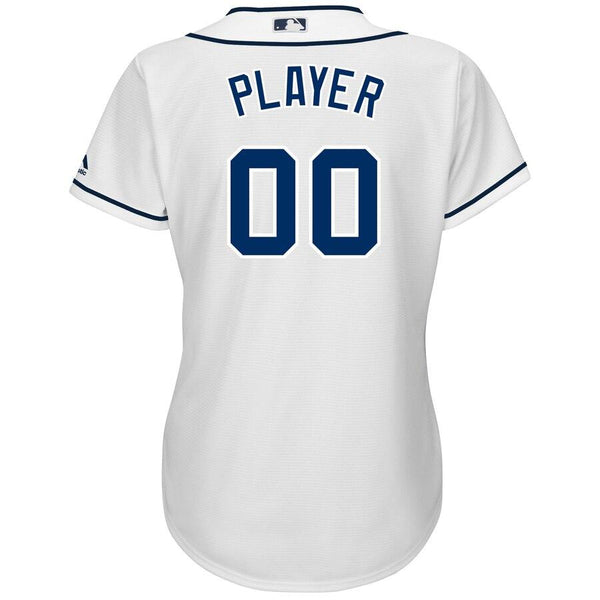 San Diego Padres Majestic Women's Cool Base Custom Baseball Jersey - White 2019