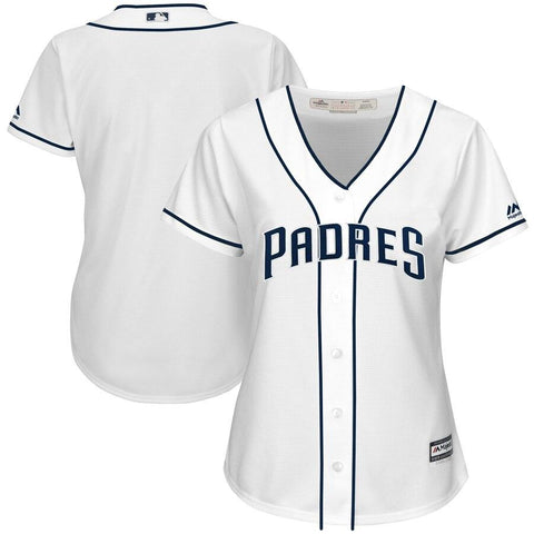 San Diego Padres Majestic Women's Cool Base Team Jersey - White 2019