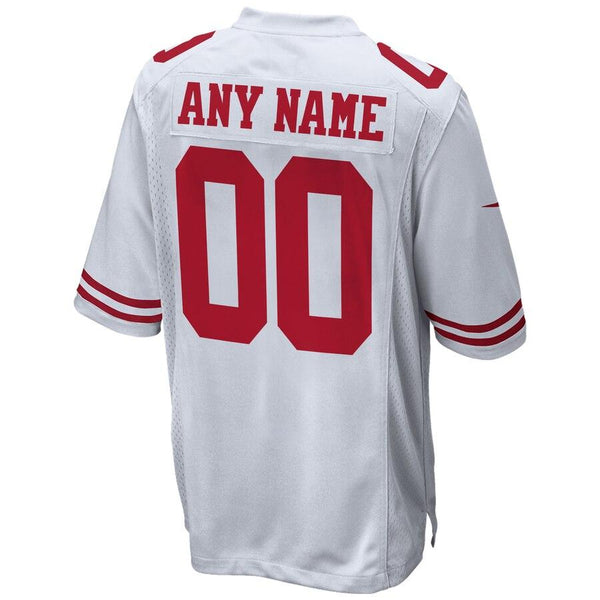San Francisco 49ers Custom Game Jersey – White 2019