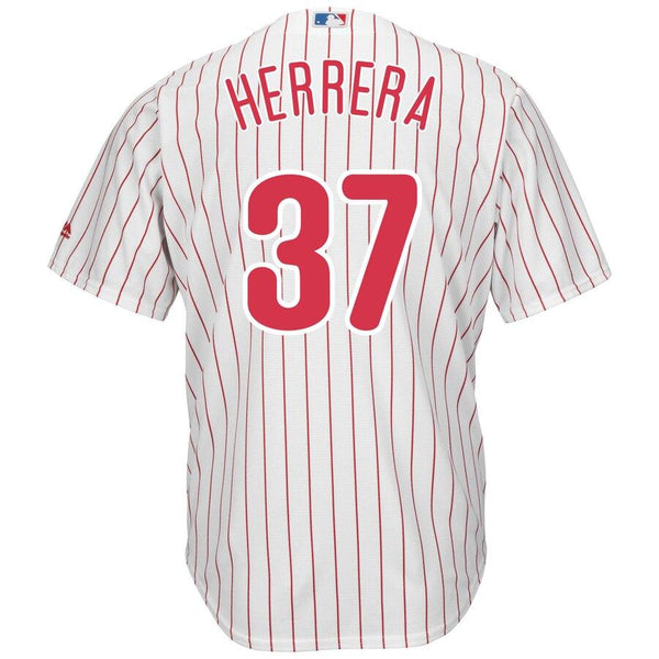 Odubel Herrera Philadelphia Phillies Majestic Home Official Cool Base Replica Player Jersey - White/Scarlet 2019