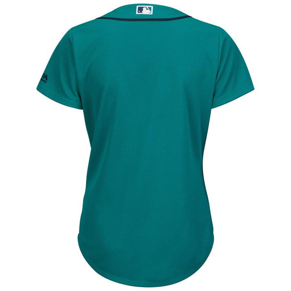 Seattle Mariners Majestic Women's Cool Base Jersey - Northwest Green 2019