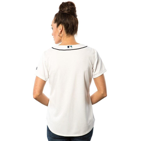 Seattle Mariners Majestic Women's Cool Base Jersey - White 2019