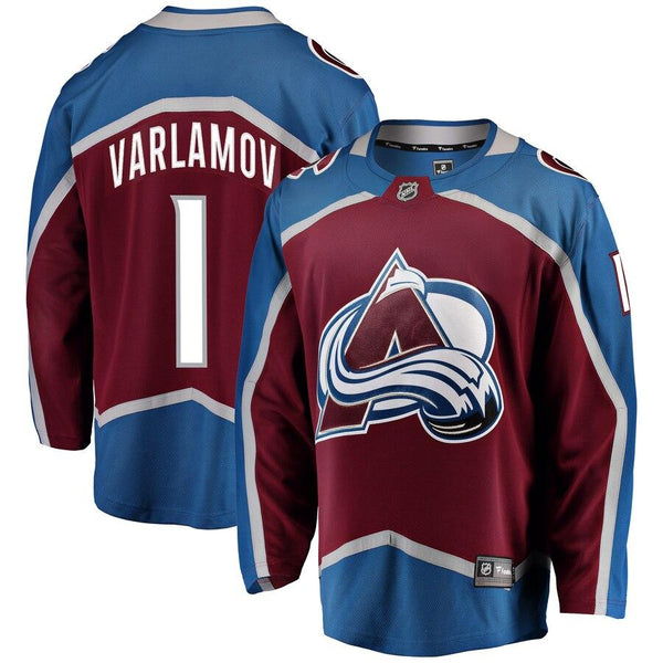 Semyon Varlamov Colorado Avalanche Breakaway Player Jersey – Burgundy 2019