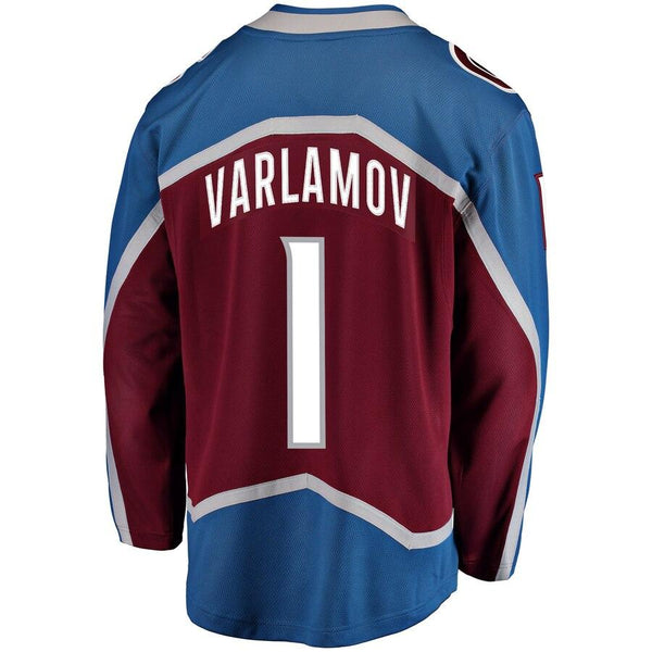 Semyon Varlamov Colorado Avalanche Breakaway Player Jersey – Burgundy 2019