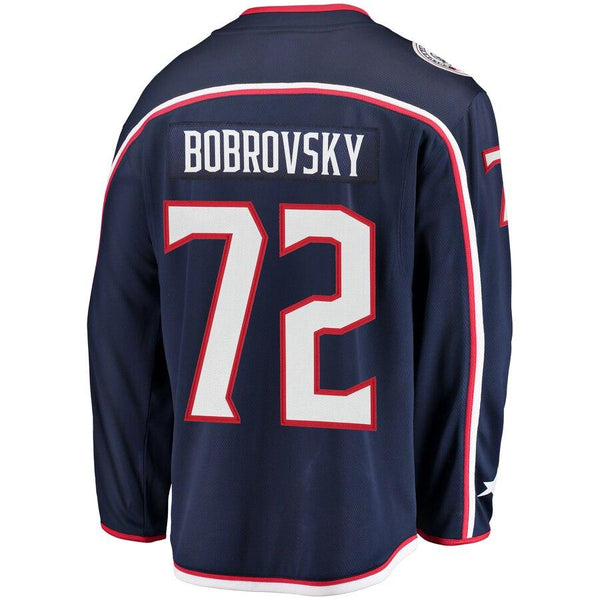 Sergei Bobrovsky Columbus Blue Jackets Breakaway Player Jersey - Navy 2019