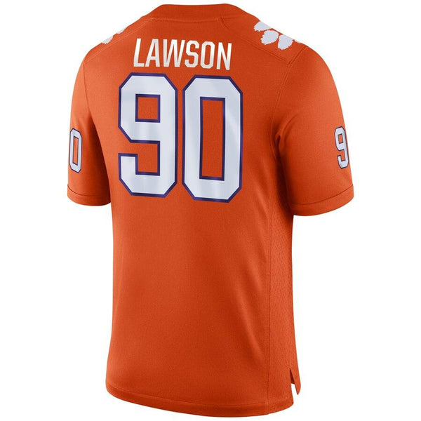 Shaq Lawson Clemson Tigers Game Jersey – Orange 2019