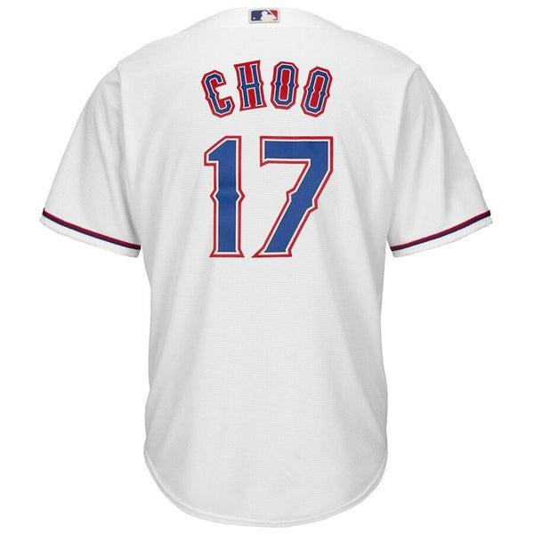 Shin-Soo Choo Texas Rangers Majestic Home Official Cool Base Player Jersey - White 2019