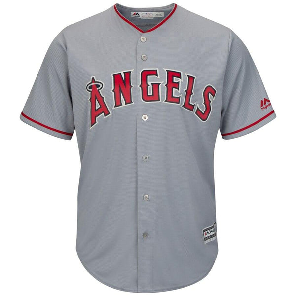 Shohei Ohtani Los Angeles Angels Majestic Cool Base Player Jersey – Gray 2019