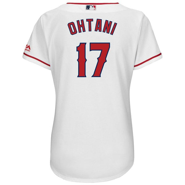 Shohei Ohtani Los Angeles Angels Majestic Women's Cool Base Player Jersey – White 2019