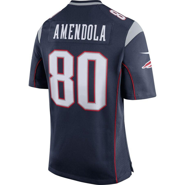 Danny Amendola New England Patriots Game Jersey - Navy Blue/Silver 2019