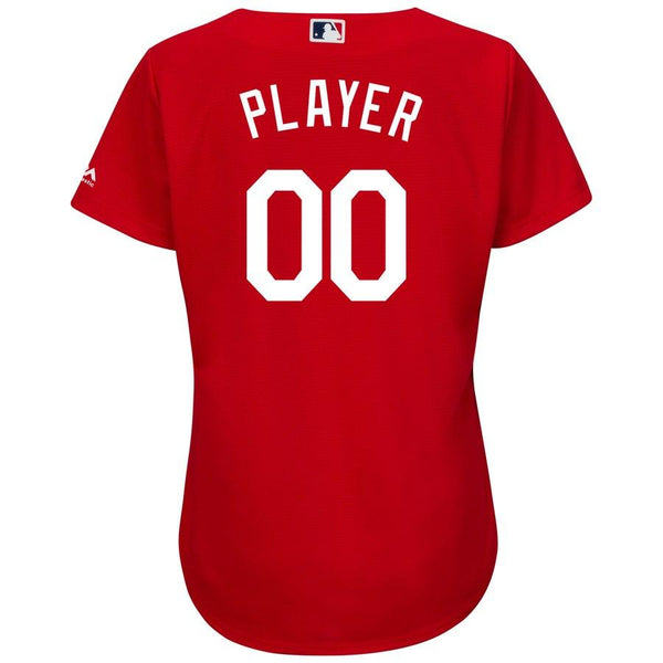 St. Louis Cardinals Majestic Women's Cool Base Alternate Jersey - Scarlet 2019