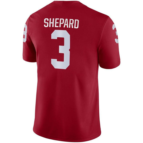 Sterling Shepard Oklahoma Sooners Jordan Brand Game Jersey – Crimson 2019