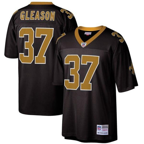 Steve Gleason New Orleans Saints Mitchell &amp; Ness Retired Player Vintage Replica Jersey - Black 2019