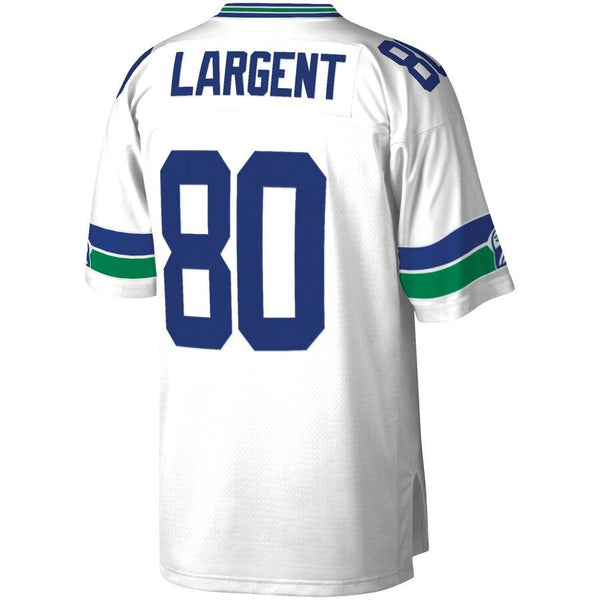 Steve Largent Seattle Seahawks Mitchell &amp; Ness 1985 Retired Player Vintage Replica Jersey - White 2019