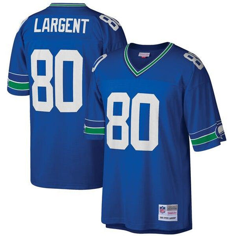 Steve Largent Seattle Seahawks Mitchell &amp; Ness Retired Player Vintage Replica Jersey - Royal Blue 2019