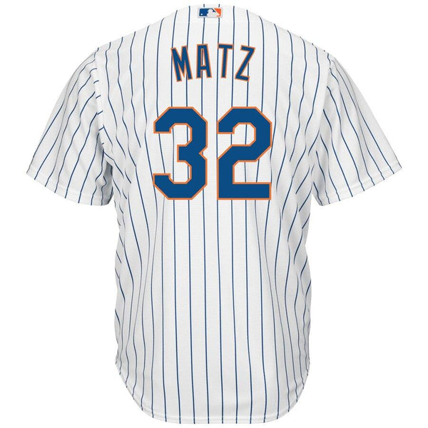 Steven Matz New York Mets Majestic Official Cool Base Player Jersey - White 2019