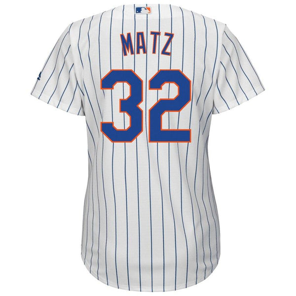 Steven Matz New York Mets Majestic Women's Cool Base Player Jersey - White 2019