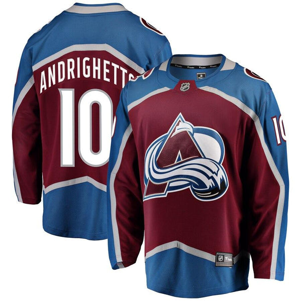 Sven Andrighetto Colorado Avalanche Breakaway Player Jersey – Burgundy 2019