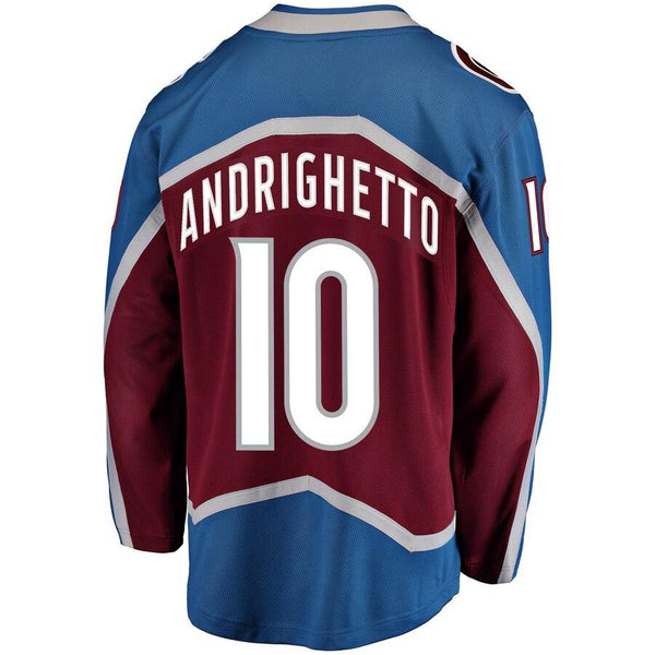 Sven Andrighetto Colorado Avalanche Breakaway Player Jersey – Burgundy 2019