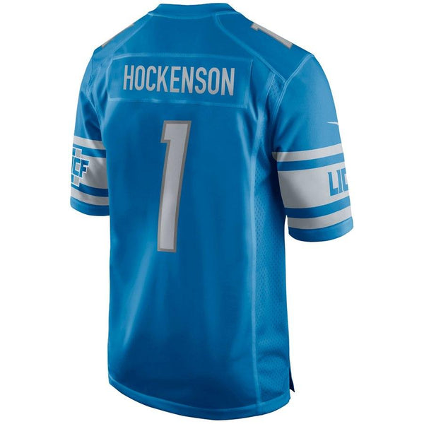 T.J. Hockenson Detroit Lions 2019 NFL Draft First Round Pick Game Jersey – Blue 2019
