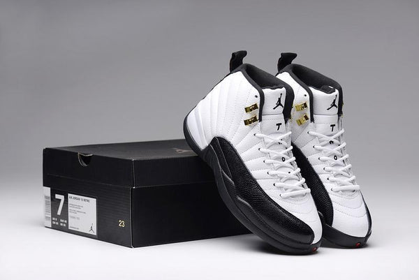 Nike Air Jordan 12 Retro 'Taxi' 2013 Black White Shoes Basketball Men Sale Size US 7 - 13