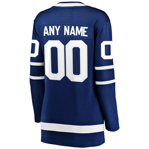 Tampa Bay Lightning Women's Home Breakaway Custom Jersey - Blue 2019
