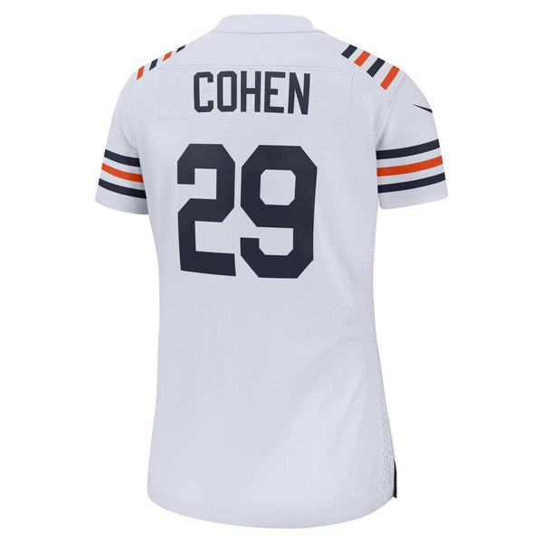 Tarik Cohen Chicago Bears Women's 2019 100th Season Alternate Classic Game Jersey - White 2019