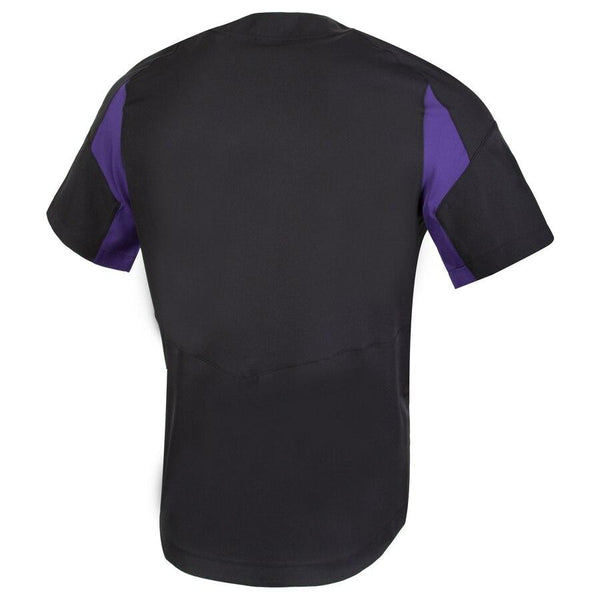 TCU Horned Frogs Two-Button Vapor Performance Baseball Jersey – Black 2019