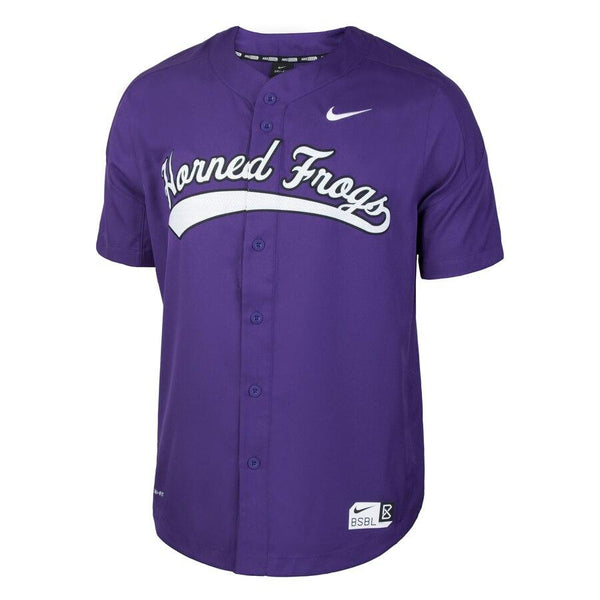 TCU Horned Frogs Vapor Performance Baseball Jersey - Purple 2019