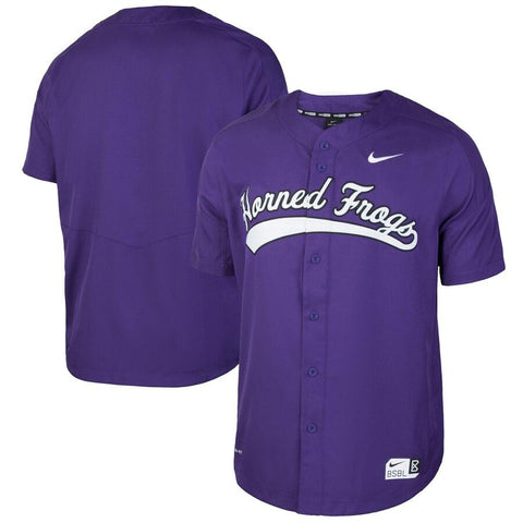 TCU Horned Frogs Vapor Performance Baseball Jersey - Purple 2019