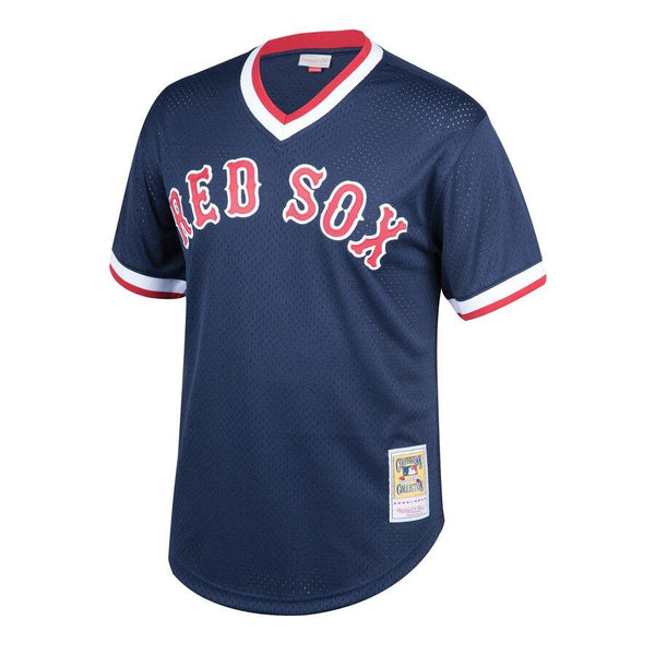 Ted Williams Boston Red Sox Mitchell &amp; Ness Youth Cooperstown Collection Mesh Batting Practice Jersey – Navy 2019