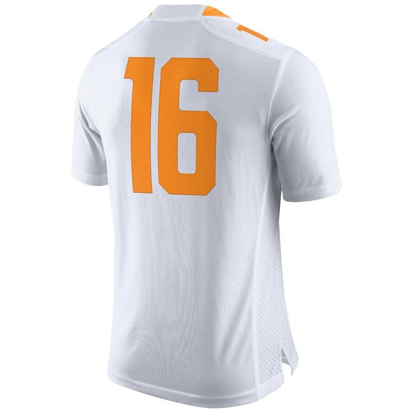 Tennessee Volunteers No. 16 Limited Football Jersey - White 2019