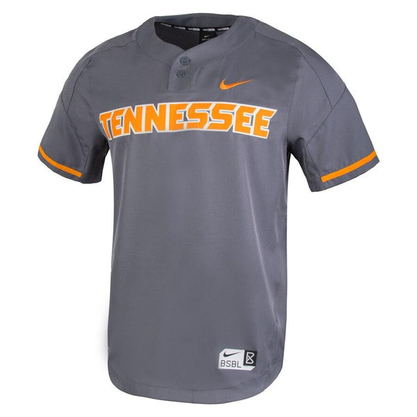 Tennessee Volunteers Two-Button Vapor Performance Baseball Jersey – Gray 2019