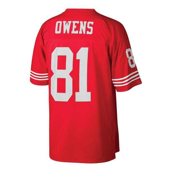 Terrell Owens San Francisco 49ers Mitchell &amp; Ness Retired Player Replica Jersey - Scarlet 2019
