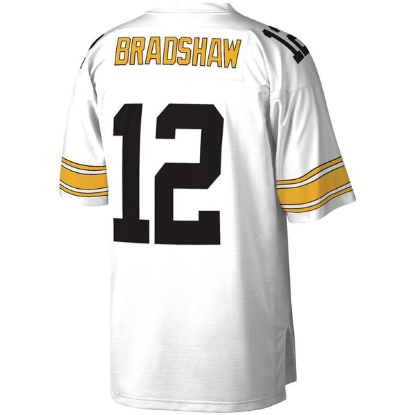 Terry Bradshaw Pittsburgh Steelers Mitchell &amp; Ness 1976 Replica Retired Player Jersey - White 2019