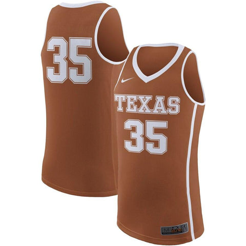 Texas Longhorns College Replica Basketball Jersey – Texas Orange 2019