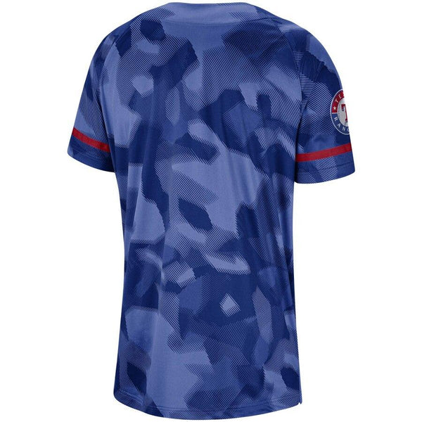 Texas Rangers Camo Jersey - Royal 2019