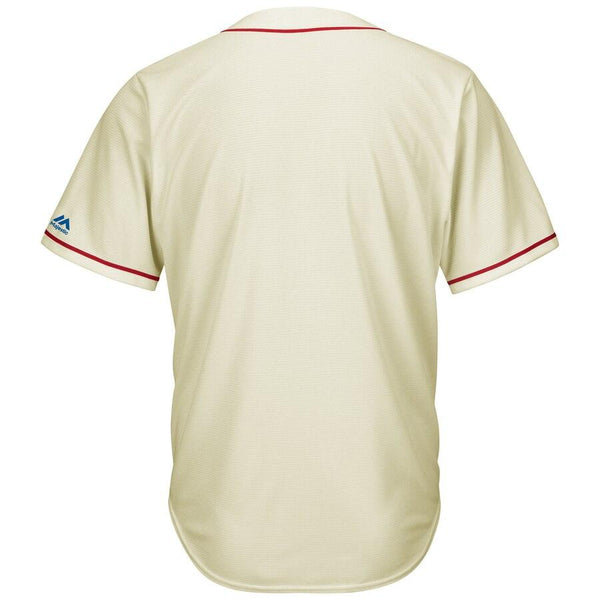 Texas Rangers Majestic Cool Base Ivory Fashion Team Jersey - Cream 2019