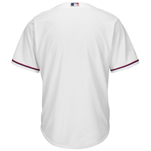 Texas Rangers Majestic Official Cool Base Jersey - White 2019