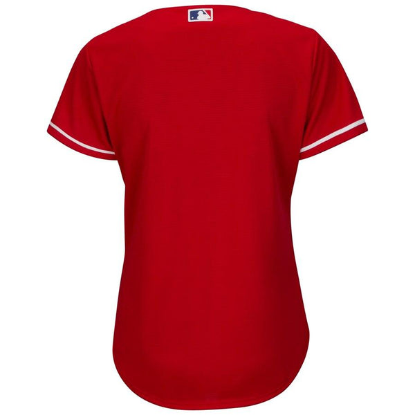 Texas Rangers Majestic Women's Alternate Cool Base Replica Team Jersey - Scarlet 2019