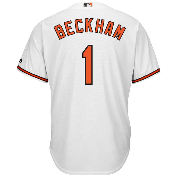 Tim Beckham Baltimore Orioles Majestic Home Cool Base Player Jersey - White 2019
