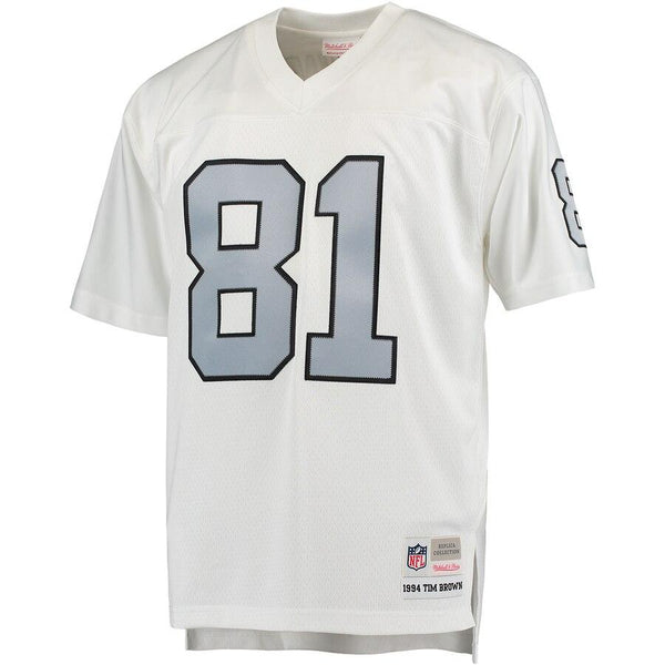 Tim Brown Oakland Raiders Mitchell &amp; Ness 1994 Replica Retired Player Jersey - White 2019