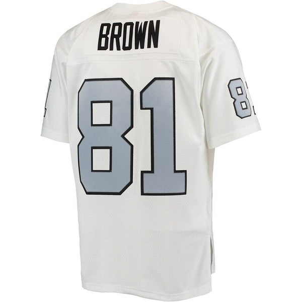 Tim Brown Oakland Raiders Mitchell &amp; Ness 1994 Replica Retired Player Jersey - White 2019