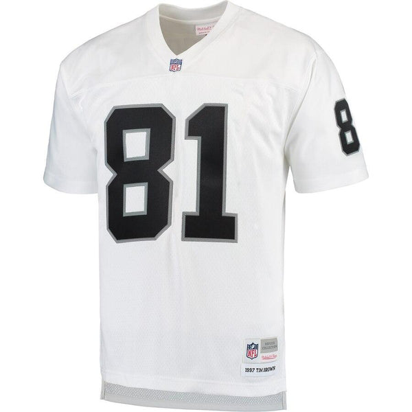 Tim Brown Oakland Raiders Mitchell &amp; Ness 1997 Replica Retired Player Jersey - White 2019